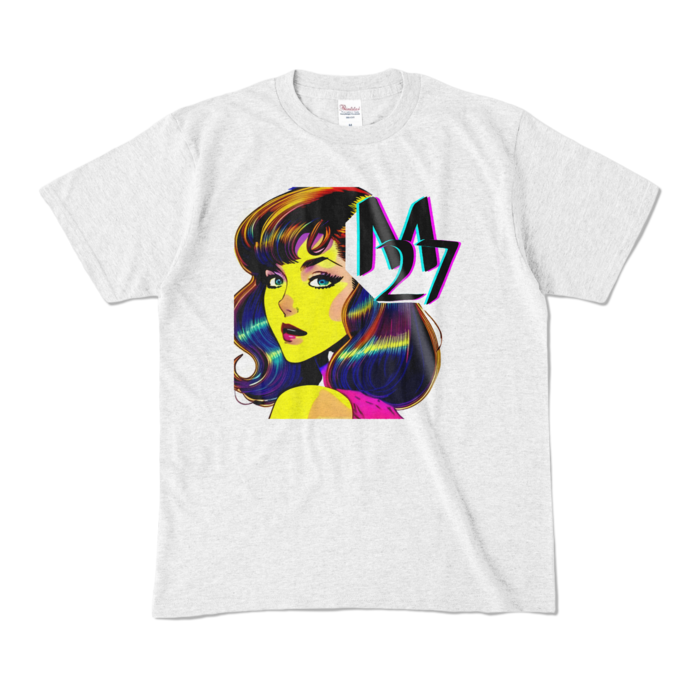 Color T-shirt - M - Ash (Light)カラーTシャツ - M - アッシュ (淡色)