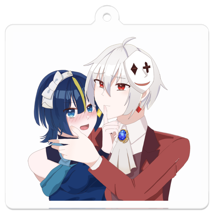 アクリルキーホルダー - 50 x 50 (mm)