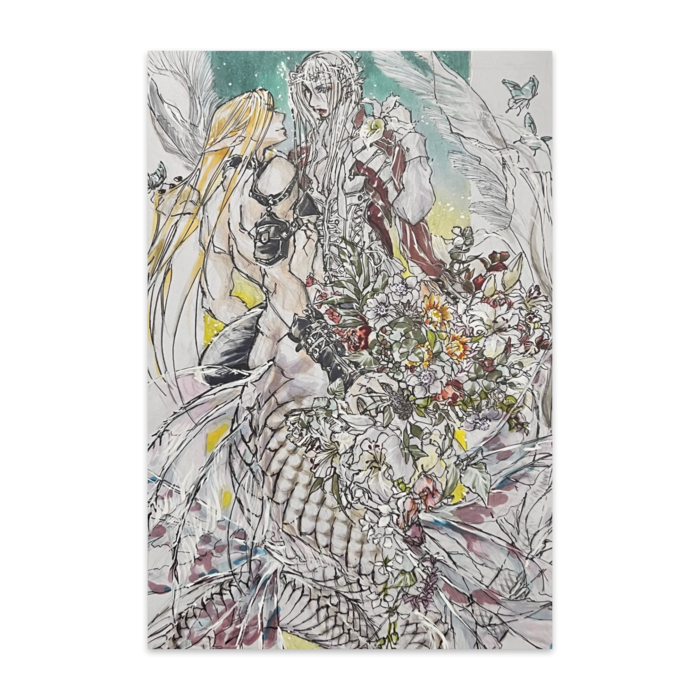 ポストカード(10枚セット) - ヴァンヌーボVGスノーホワイト195kg