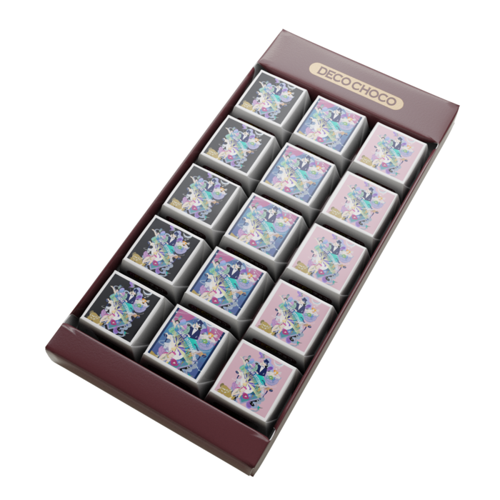 DECOチョコ - 列ごとにデザイン