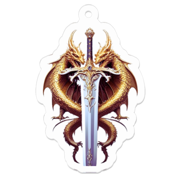 アクリルキーホルダー - 50 x 50 (mm)