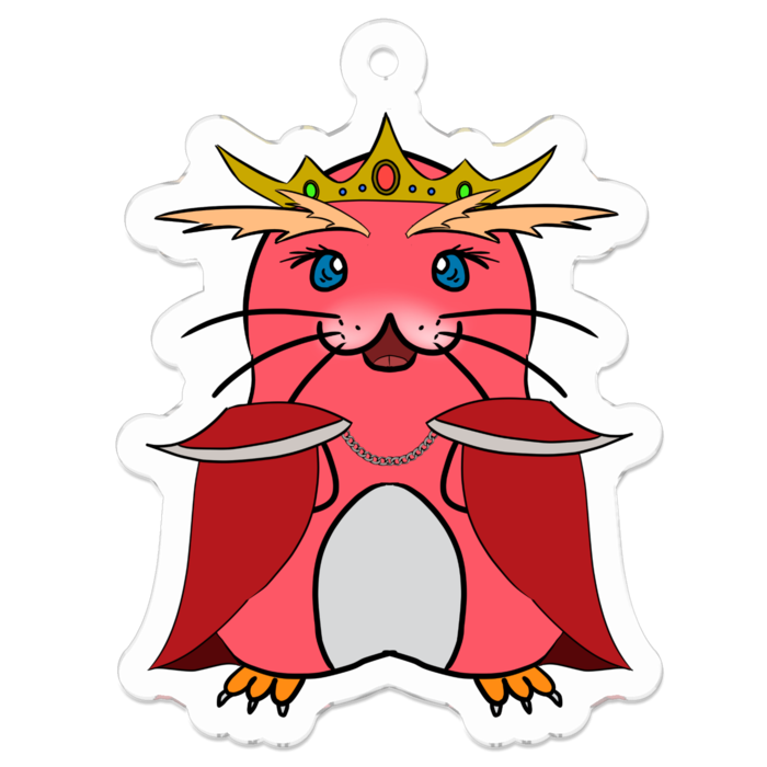 アクリルキーホルダー【ぺんざらん(母)】 - 50 x 50 (mm)