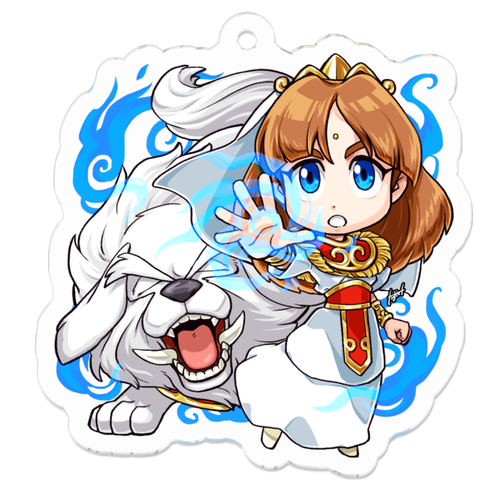 アクリルキーホルダー - 50 x 50 (mm)