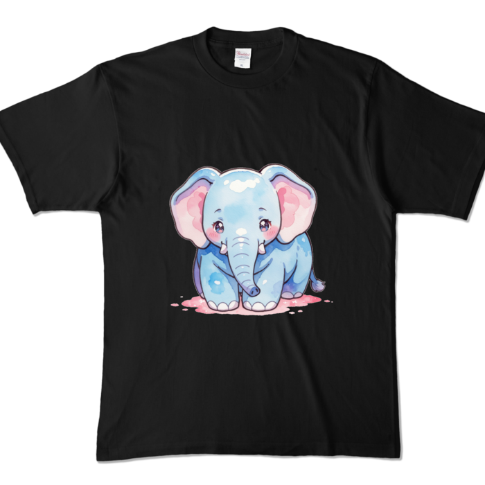 カラーTシャツ - XL - ブラック (濃色)