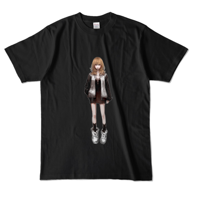 カラーTシャツ - L - ブラック (濃色)