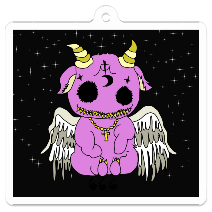 アクリルキーホルダー - 50 x 50 (mm)