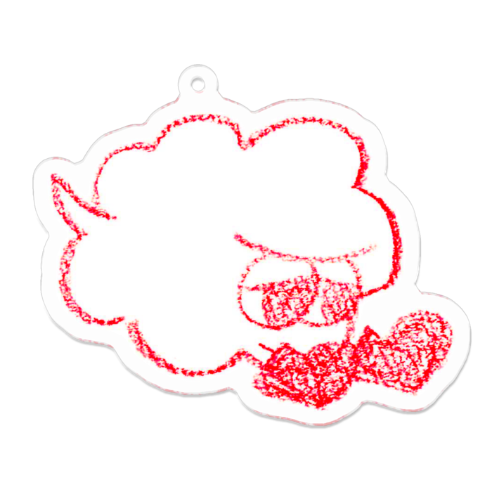 アクリルキーホルダー - 70 x 70 (mm)