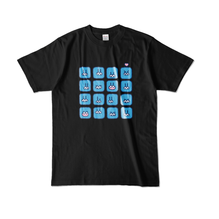 カラーTシャツ - L - ブラック
