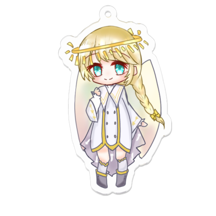 アクリルキーホルダー（コーティング） - 70 x 70 (mm)