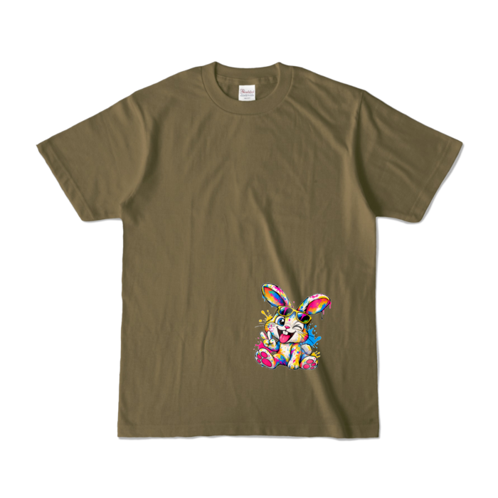 カラーTシャツ - S - オリーブ （濃色）