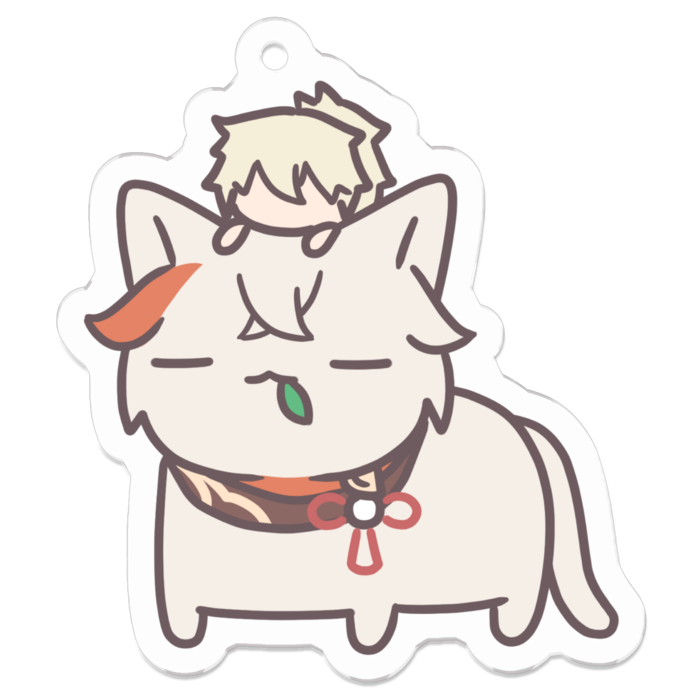 アクリルキーホルダー - 50 x 50 (mm)