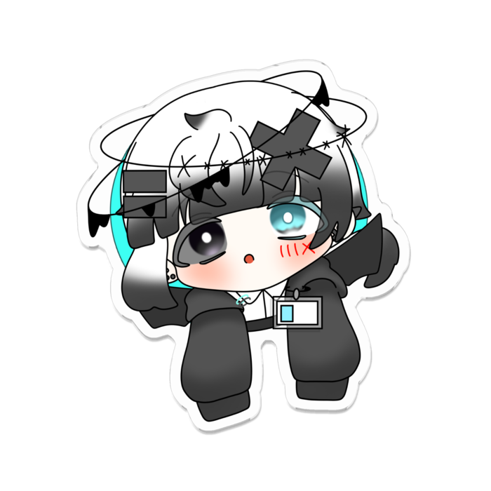アクリルバッジ - 70 x 70 (mm)