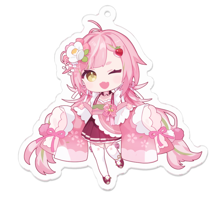 アクリルキーホルダー - 70 x 70 (mm)