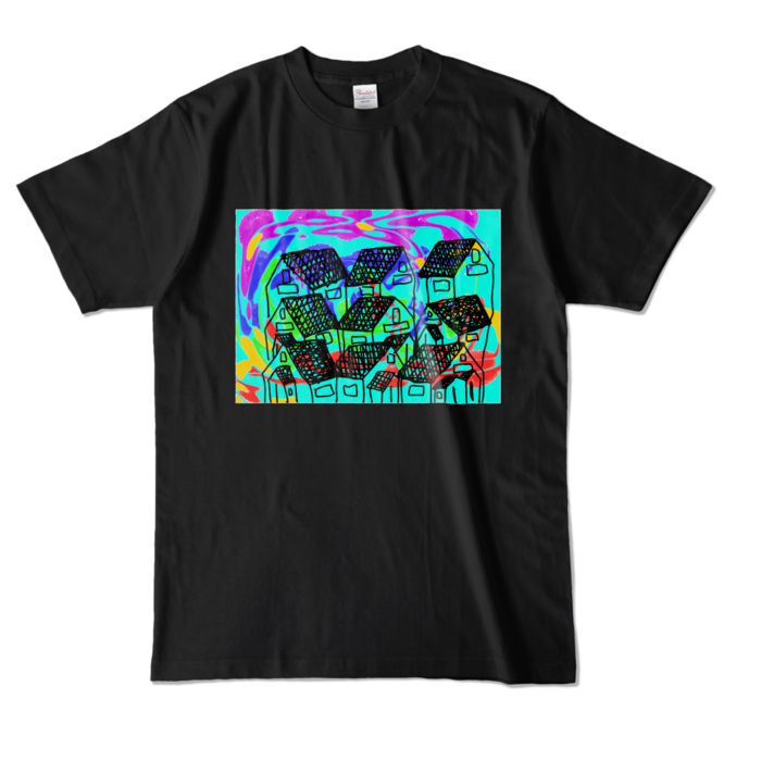カラーTシャツ - L - ブラック (濃色)