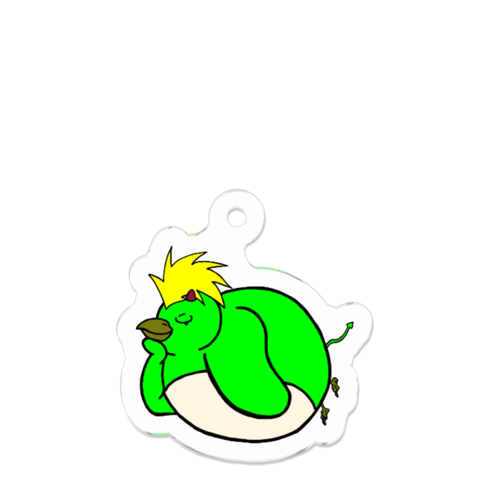 アクリルキーホルダー（コーティング） - 50 x 50 (mm)