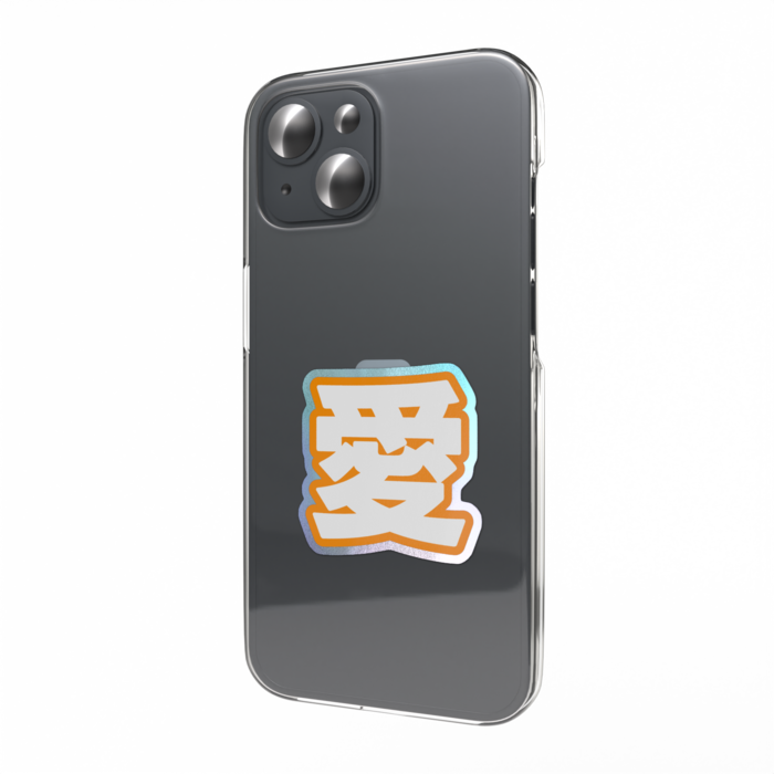 オーロラスマホステッカー - 縦