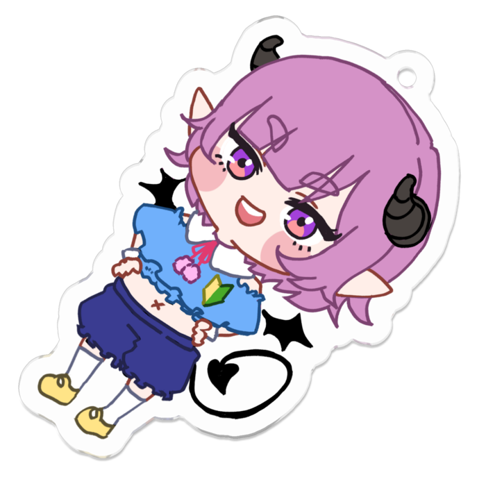 アクリルキーホルダー - 50 x 50 (mm)