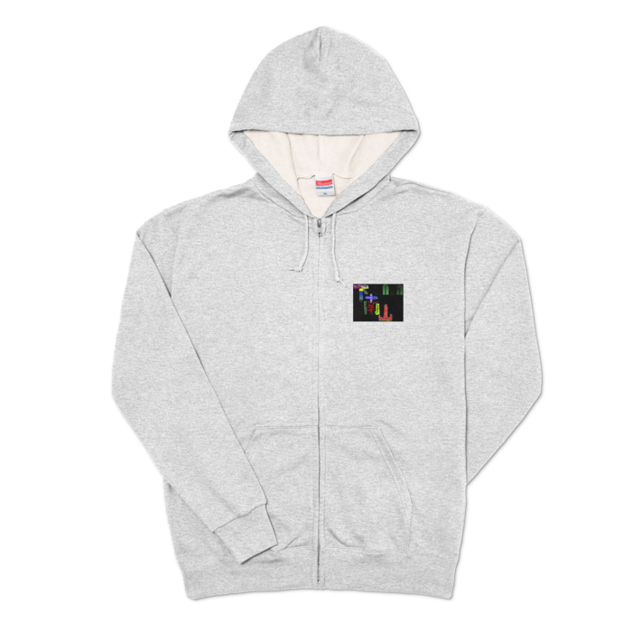 ジップパーカー - XL - 杢グレー