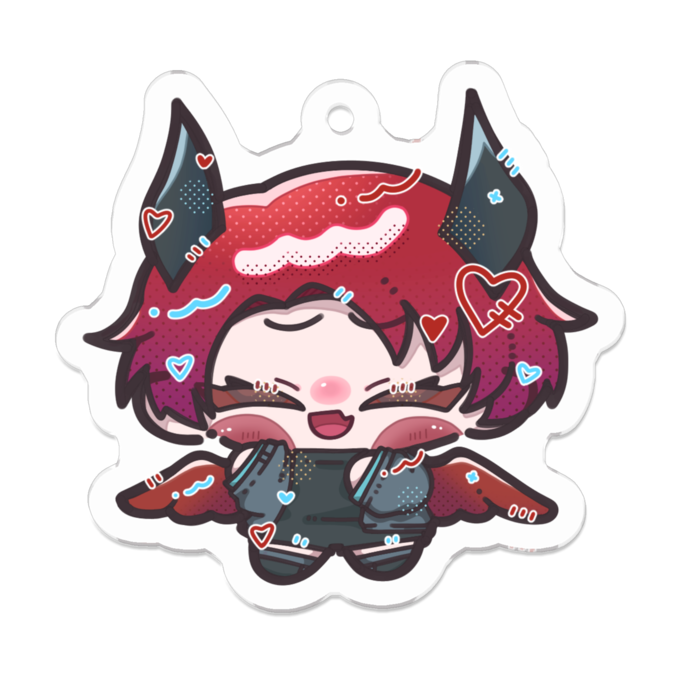 アクリルキーホルダー - 50 x 50 (mm)