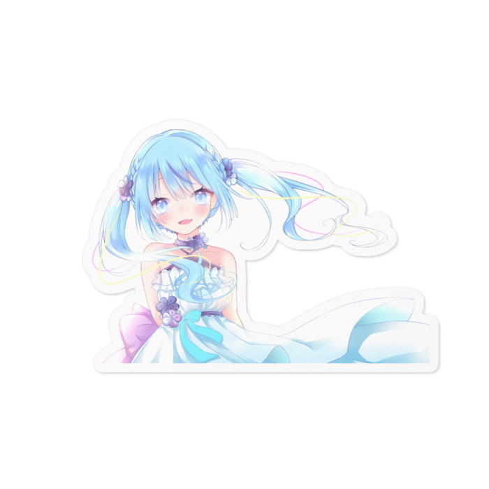 横ステッカー - 100 x 100 (mm)