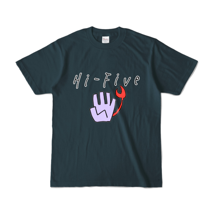 カラーTシャツ - S - デニム (濃色)