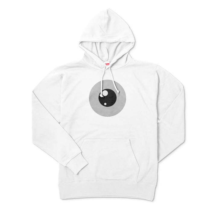 めだまパーカー - XL - ホワイト