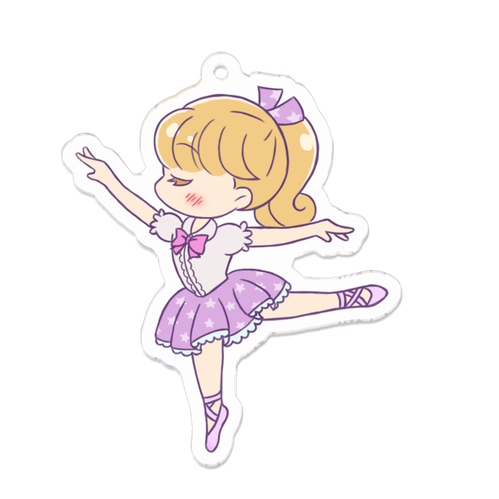 アクリルキーホルダー - 70 x 70 (mm)