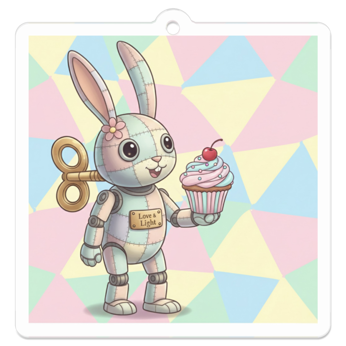 アクリルキーホルダー - 50 x 50 (mm)