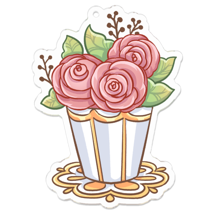 アクリルキーホルダー - 70 x 70 (mm)