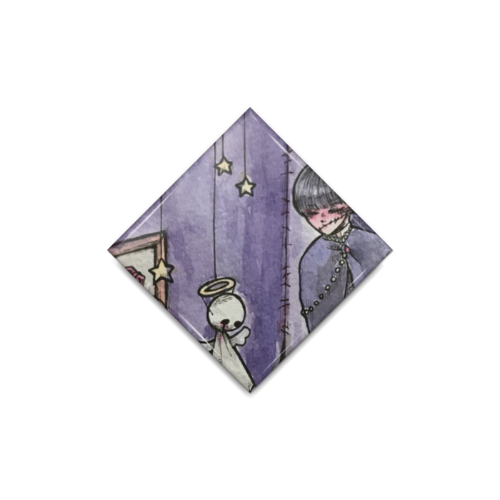 缶バッジ - ひし形40mm