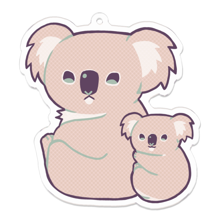 アクリルキーホルダー - 70 x 70 (mm)