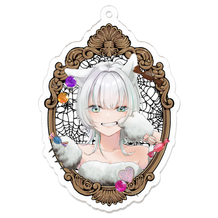 アクリルキーホルダー - 70 x 70 (mm)