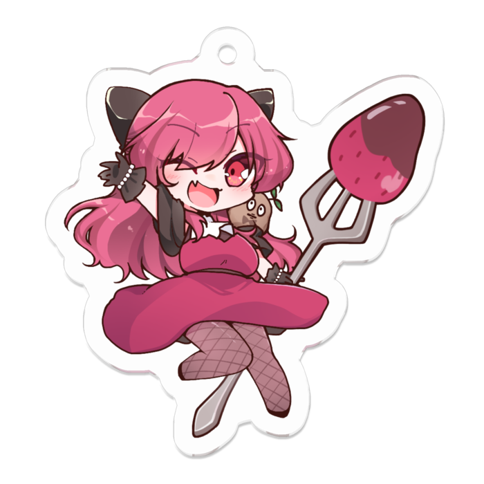 アクリルキーホルダー - 50 x 50 (mm)