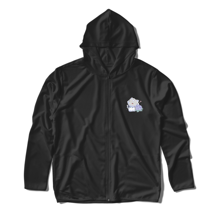 ジップパーカー - L - ブラック