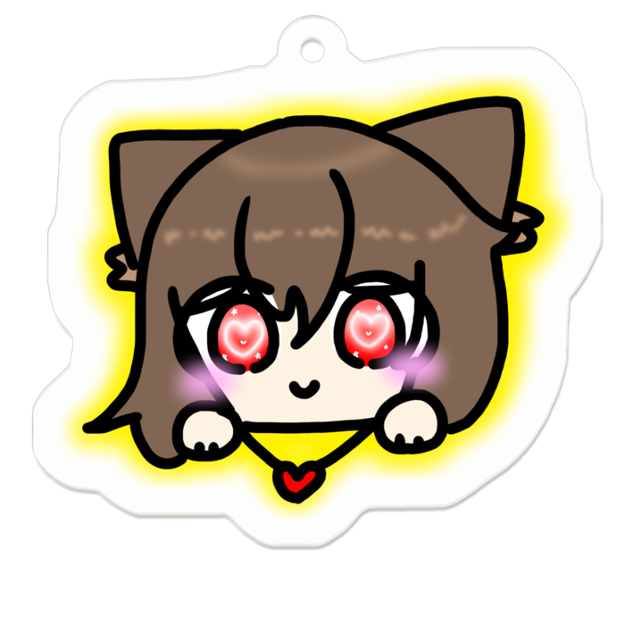 アクリルキーホルダー - 50 x 50 (mm)