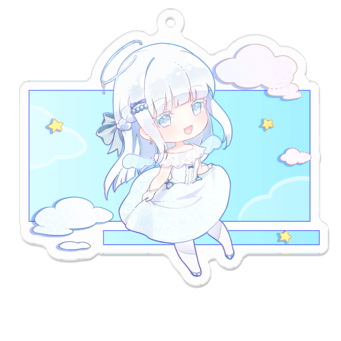 アクリルキーホルダー - 70 x 70 (mm)