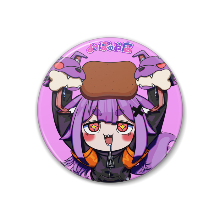 るるこお肉！！缶バッジ - 38mm