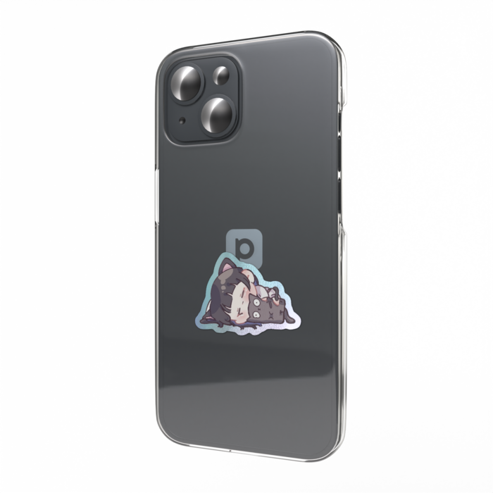 オーロラスマホステッカー - 縦