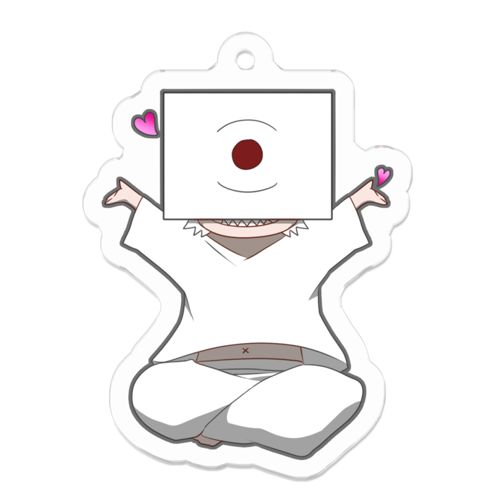 アクリルキーホルダー - 50 x 50 (mm)