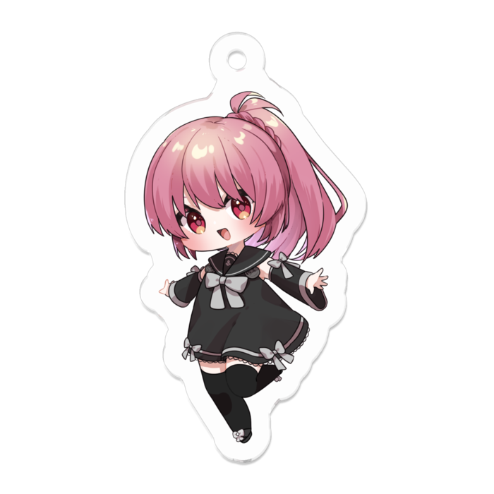 アクリルキーホルダー（コーティング） - 50 x 50 (mm)