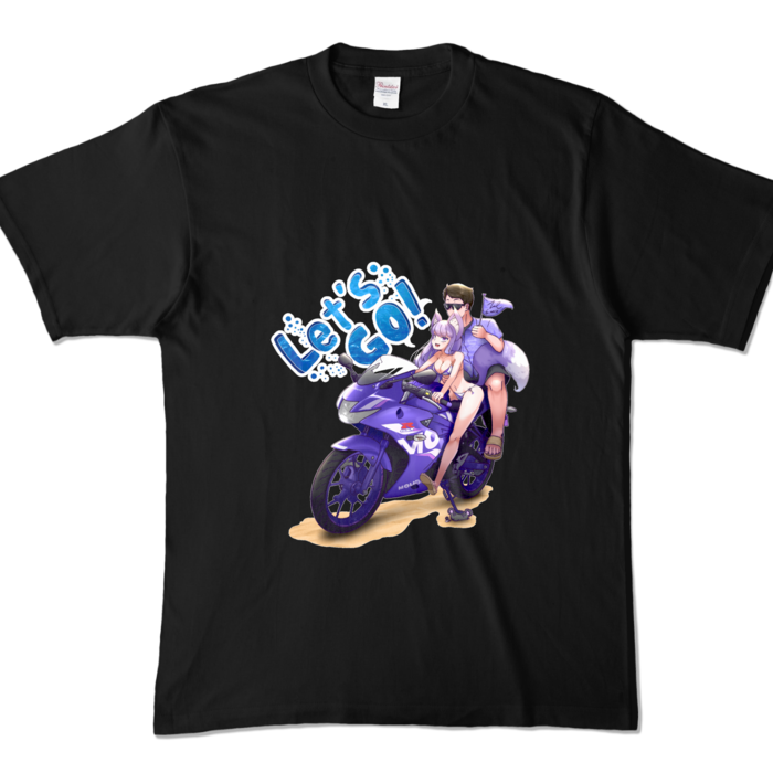 カラーTシャツ - XL - ブラック (濃色)