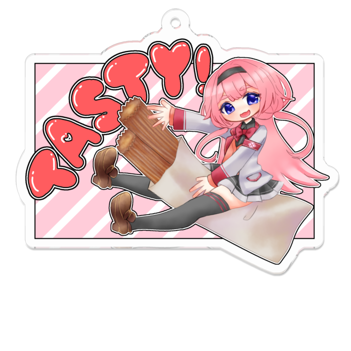 アクリルキーホルダー - 70 x 70 (mm)