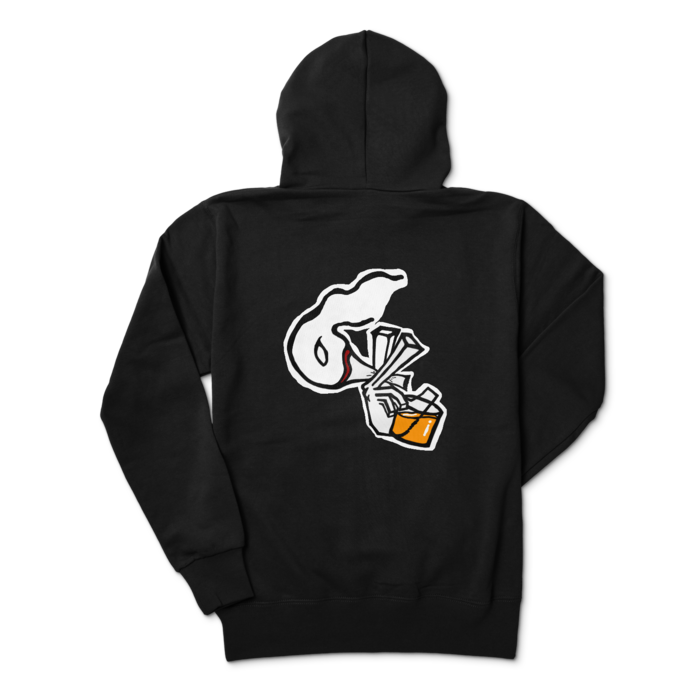 ジップパーカー - M - ブラック