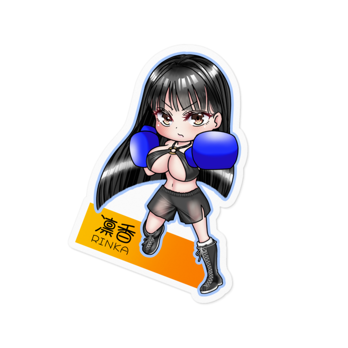 ステッカー（名前あり_with name） - 100 x 100 (mm)