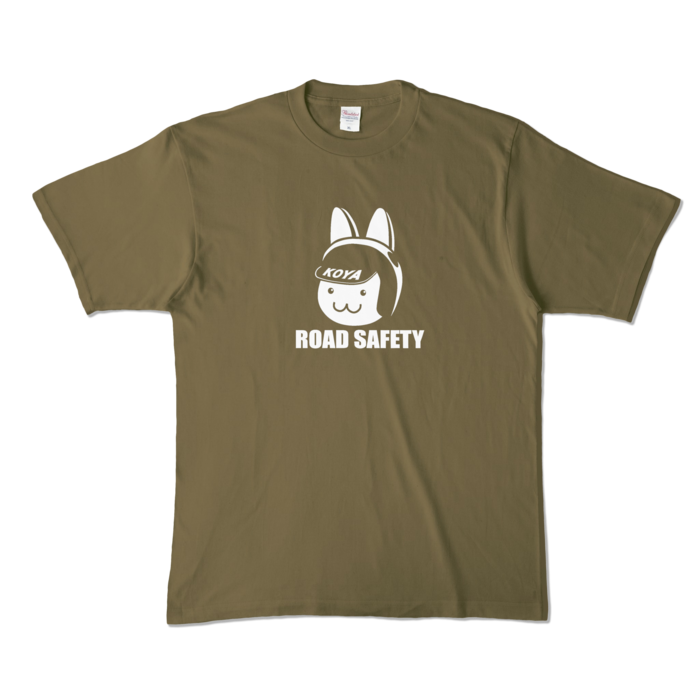 カラーTシャツ - XL - オリーブ (濃色)