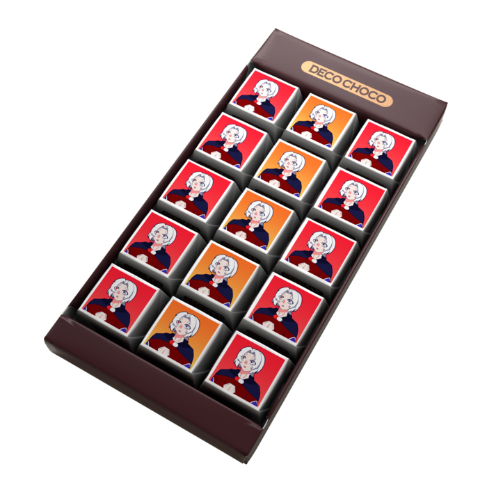 DECOチョコ - 列ごとにデザイン