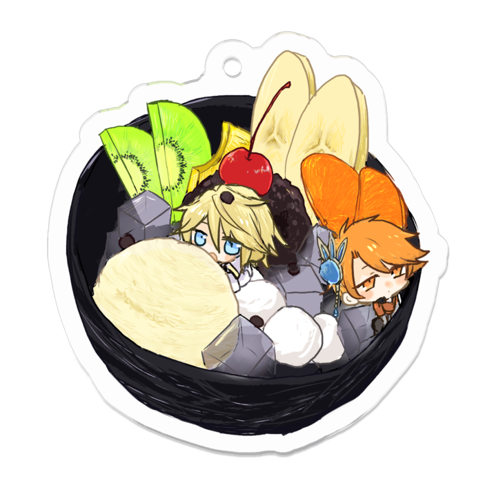 アクリルキーホルダー - 50 x 50 (mm)