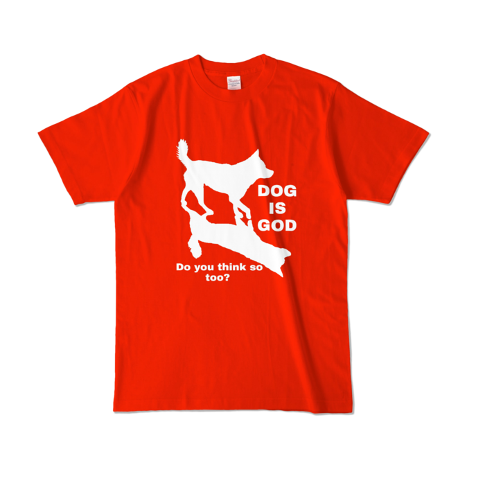 カラーTシャツ - L - レッド (濃色)