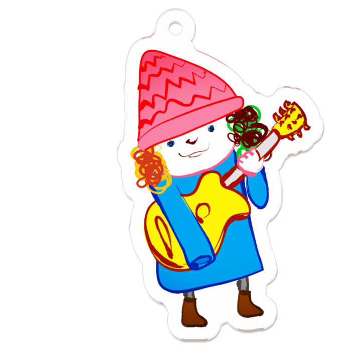 アクリルキーホルダー - 50 x 50 (mm)