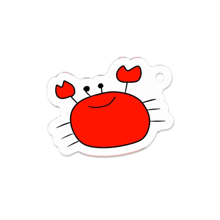 アクリルキーホルダー - 50 x 50 (mm)